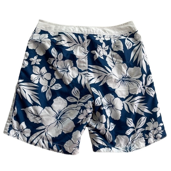 Old Navy Hawaiian Floral Print Board Shorts L - Picture 8 of 8